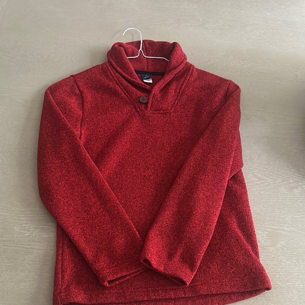 Old Navy Red Turtleneck Sweater Cozy Casual Fit